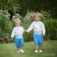 Pageboys in Blue and Ivory