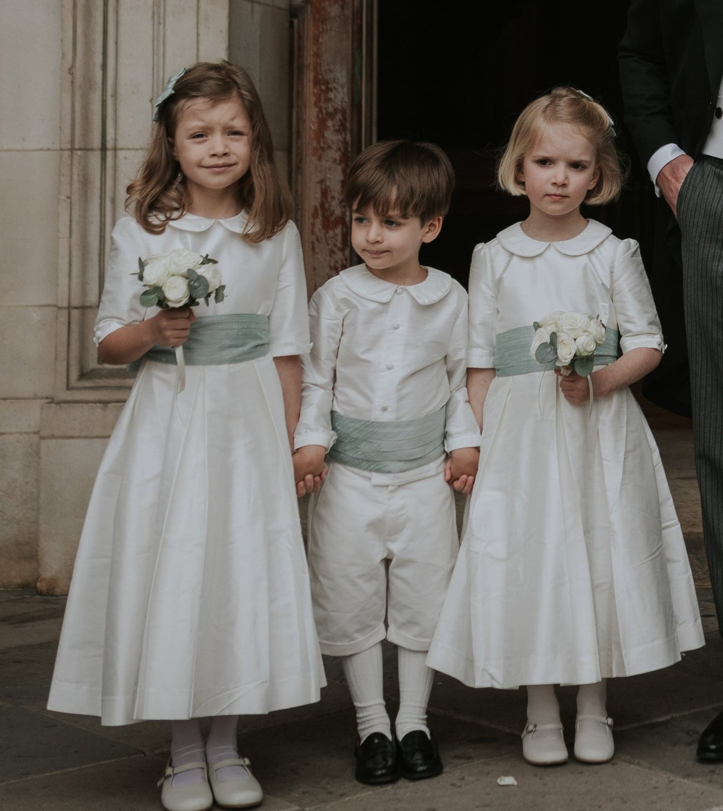 Duck Egg Flower Girl Sashes