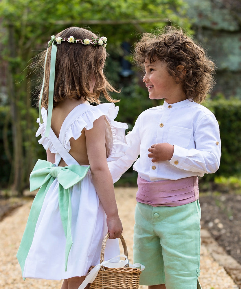 Boy girl coordinating store outfits