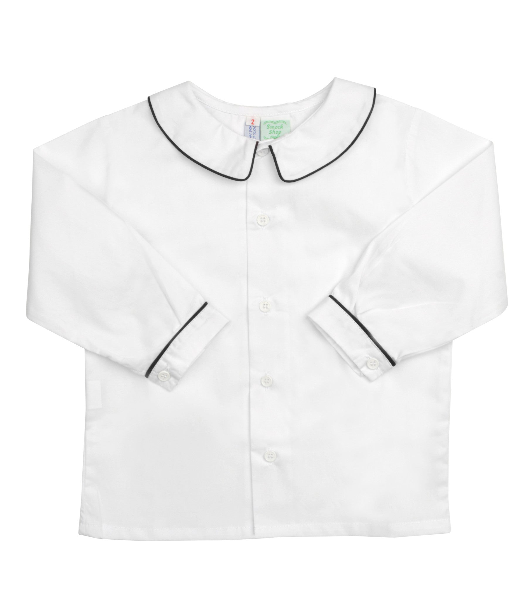 White Peter Pan Pageboy Shirts Amelia Brennan